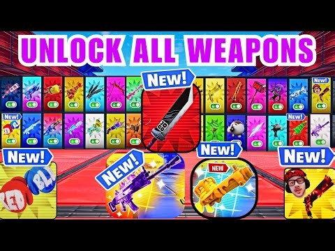 ALL WEAPONS SUPER RED VS BLUE TYPICAL GAMER MAP FORTNITE - (FANTASY BLADE) PART 5