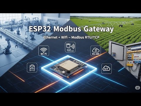Unlock Industrial IoT: ESP32 Modbus Gateway in Action!