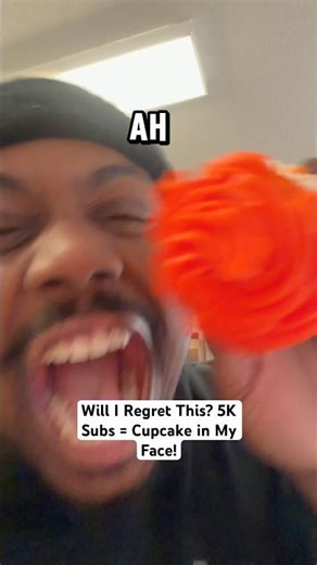 Will I Regret This? 5K Subs = Cupcake in My Face! #YouTubeChallenge #Viral #SubscribeNow #Trending