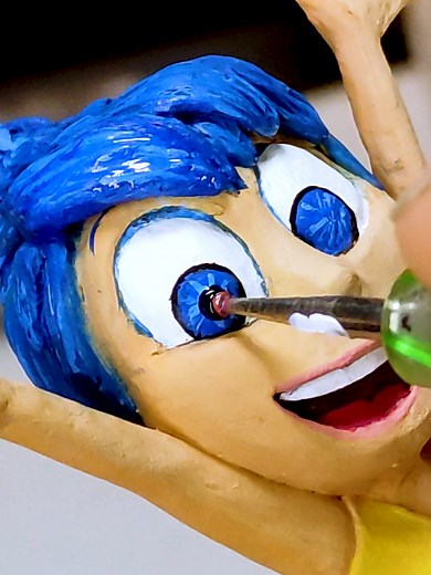 How to Make JOY (Inside Out 2) Clay | PlastiVerse