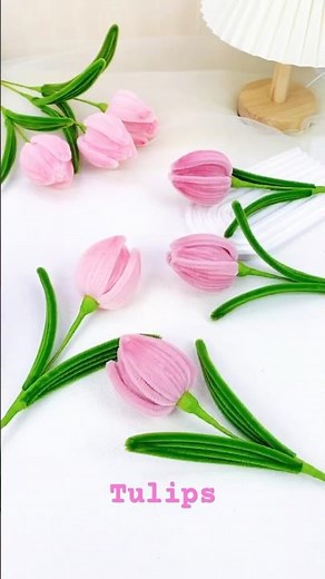 Fuzzy Wire Magic Tulips