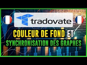 TRADOVATE IN FRENCH - CHANGE THE BACKGROUND COLOR AND SYNC THE GRAPHS