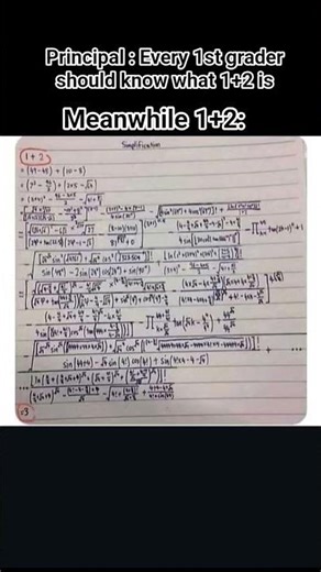 1+2 simplify #math #meme #maths #cooked #fypシ゚viral