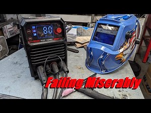 Learning to lift tig with the YesWelder Flux 135 Pro