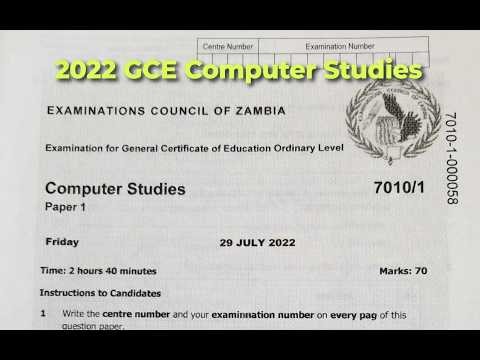 2022 GCE Computer Studies 7010/1 Paper 1 Section B Questions Fully Answered - Revision