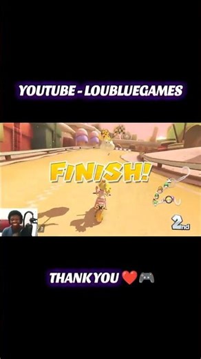 MARIO KART 8 DELUXE PRINCESS PEACH 2ND PLACE FINISH!!