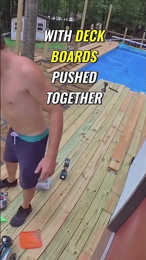 Do You Gap Your Deck Boards?