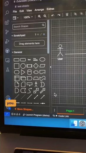 Code is art, right? try drawing inside vs code with this... #Shorts #vscode