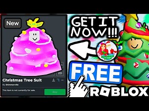FREE ACCESSORY! HOW TO GET Christmas Tree Suit! (ROBLOX ShimmerVille 🏡 RP Event)