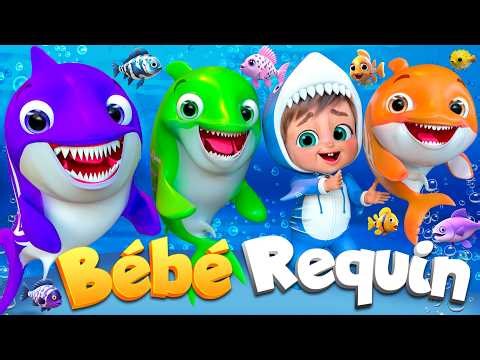 Bébé Requin, Dans Sa Maison Un Grand Cerf, Les roues de l’autobus, Alouette, Comptines Bébé #shorts