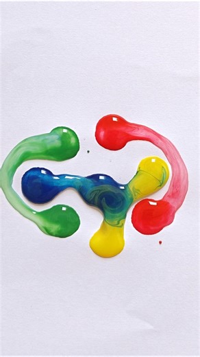 Water drop color mixing #shorts #colormixing #color #waterdrop