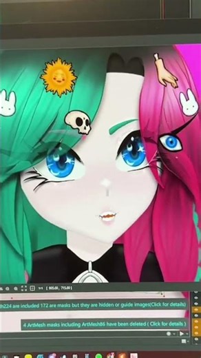 Some of The Models Head Turn #live2d