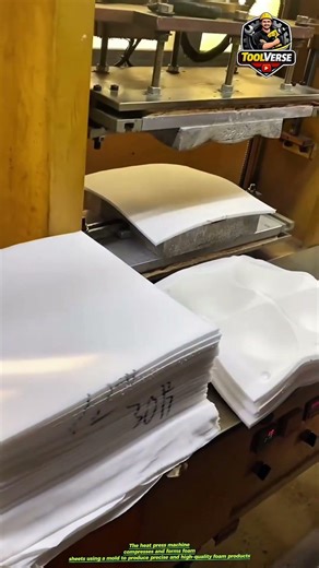 Foam Forming Process Using an Industrial Heat Press Machine #heatpress #foammolding