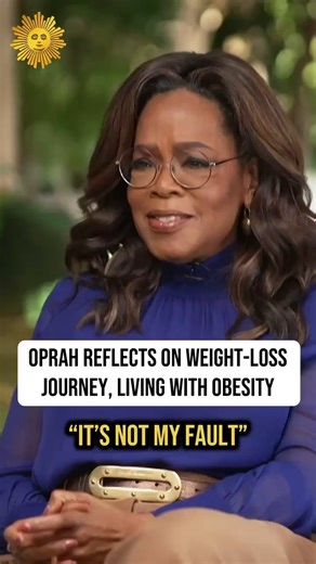 For Oprah, learning that obesity was a disease that caused over-eating, among other things, helped change her perspective on her own weight-loss journey, which consumed, she told Jane Pauley, much of her adult life. “It’s not my fault.” | CBS Sunday Morning