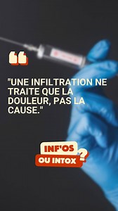 "Une infiltration ne traite que la douleur, pas la cause." Inf'os ou Intox❓ #orthopediste #orthopedie #chirurgien #orthopedieparis #santé #sante #fracture #anesthesie #chirurgie #chirurgieparis #chirurgiedusport #medecin #medecincreateur #halluxvalgus | Docteur Bruno LEVY - Chirurgien Orthopédiste