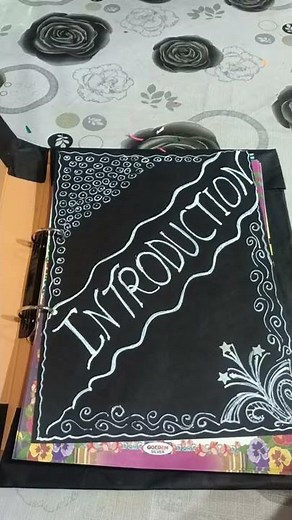 Portfolio File Decoration idea📓