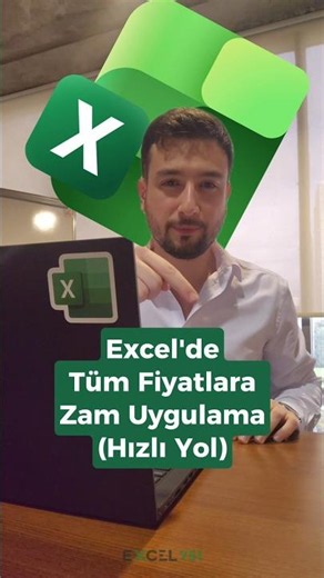 Excel’de Zam Yapmanın En Hızlı Yolu! (Formülsüz) #excel751 #excel