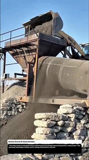 Genius Gravel & Sand Screening Machine in Action | Heavy Equipment Technology.