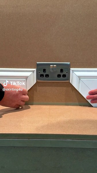 Skirting Board Fitting Around a Socket Made Easy