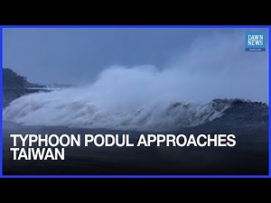 Weather map shows Typhoon Podul approaching Taiwan | Climate Change | Update
