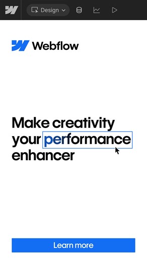 Power your brand’s performance with the first AI-native Website Experience Platform built for modern marketing teams. | Webflow