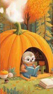 Pumpkin Spice Evenings Smooth LoFi Beats to Relax #lofi #relaxingmusic #animation #moonchill