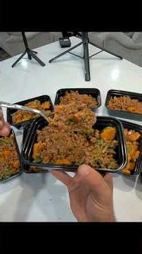 I only make high protein meal preps #cooking #madprotein #protein