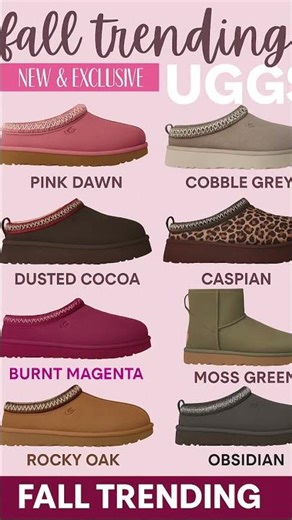 Fall Trending UGGs 🍂 | New & Exclusive Colors 2025