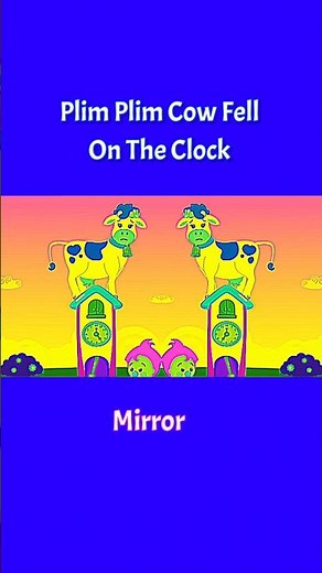 Plim Plim Cow Fell On The Clock Effect Funny Revision 4