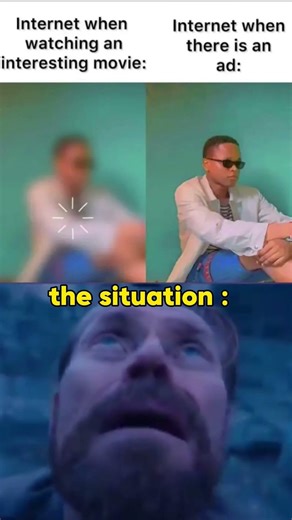When Internet Betrays You 😭 | Buffering During Movie vs Smooth Ads (Relatable Meme) #memes #funny