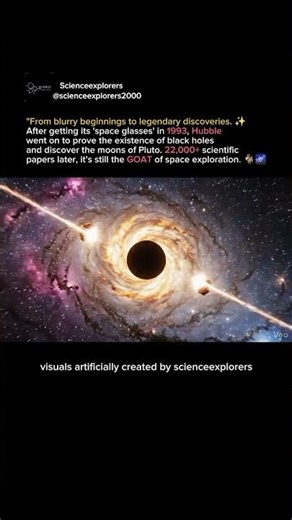 Hubble’s Greatest Discoveries | From Blurry Mirror to Black Holes 🔭