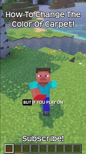 How To Change The Color Of Carpet In Minecraft?!