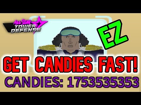 FASTEST WAY TO GET AOKIJI 6 STAR AND CANDIES in NEW ALL STAR TOWER DEFENSE EVENT UPDATE!