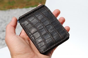 Money Clip Handmade Leather Wallet. Personalized Money Clip. Magnetic Money Clip. Wallet Front Pocket. Wallet Men's Leather. Slim Wallet. - Etsy