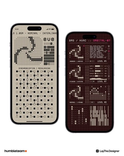UX/UI gallery on Instagram: "What if an app felt like hardware? Nothing phone inspired UI 👾 Monochrome grids. Micro-type. System data as aesthetics. No glossy gradients. No “friendly” fluff. Just structure, rhythm, and interface as a machine language. Design like this is about creating mood, and a product personality you can feel in a second. Have an idea in mind? Designs don’t make themselves — contact us: setbukonen@gmail.com ❤️ if you love it and share your thoughts on this one! . . . . . #s