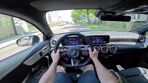 2023款奔驰AMG A45 S 第一视角试驾