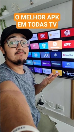 UPDATED! The Best APP for ALL TVs Install APK on (SMART ANDROID STICK FIRE TV) #shorts