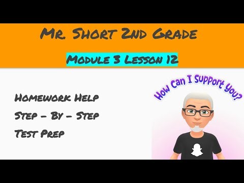 Module 3 Lesson 12 Eureka Math Homework Help (2nd Grade)