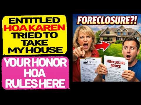 Entitled HOA Karen Tried to Take My House… Huge Mistake r/EntitledPeople