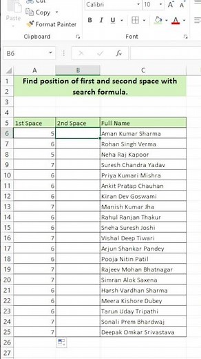 Excel SEARCH Function Explained | Find Text Position Easily! #excel