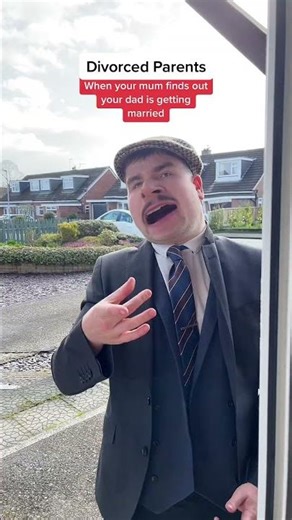 Divorced parents when your mum finds out your dad is getting married 😂#shorts