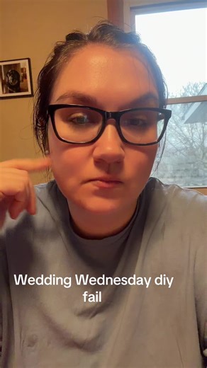 Well this was unfortunate. Also found out my invites I made don’t fit in my addressed envelopes either 🤦🏻‍♀️ so back to the drawing board to fix some issues next week #weddingdiy #diyfail #bridetok #setback #liveandlearn