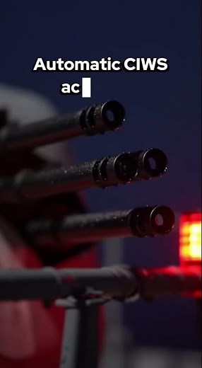 CIWS vs Supersonic Missile | Naval Defense in Action ⚓💥 #shorts #viralshorts #antishipmissile #navy