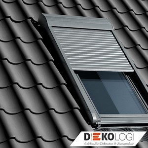 Dachfenster Rollladen Außen Velux Elektro SML