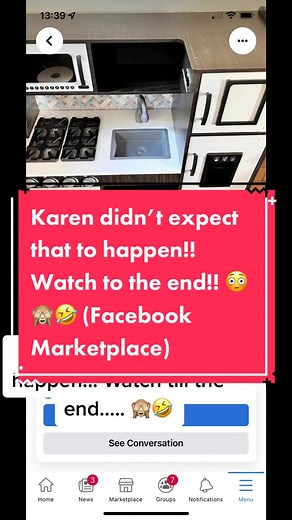 I didn’t expect that to happen!! 🙈🤣 #facebook #facbookmarketplace #buyandsell #karen #prank #foryoupage #foryou