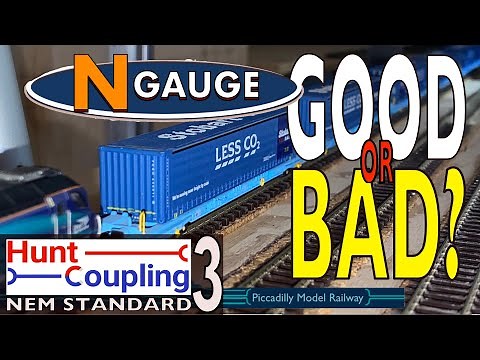 N GAUGE, HUNT COUPLINGS - NEM STANDARD on my model railway