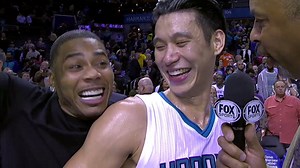 1.3M views · 5.4K reactions | Jeremy Lin 林書豪 (29 points) made it hot in Charlotte... just ask Nelly! | NBA | Facebook