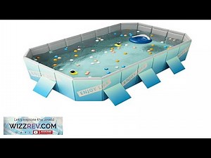 Foldable Family Swimming Pool Above Ground Garden Outdoor Kids Paddling Pool Review