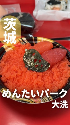 千葉房総グルメネット|ちば外房•内房グルメ&観光 on Instagram: "詳細はここをタップ👈 今回は千葉県から県外へお出かけ！ 茨城県東茨城郡『 かねふくめんたいパーク 大洗 』 @mentaipark_ooarai 千葉から日帰りでも行きやすく、子連れ旅行やドライブ先としておすすめだったので紹介します🚗 入館無料で楽しめる、茨城の日帰り旅で立ち寄りたい人気スポット「かねふく めんたいパーク大洗」。 子どもが夢中になる体験型の遊び場や、天候を気にせず楽しめる室内エリアが充実。 明太子工場見学やタッチパネルゲーム、写真映えスポットもあり、短時間の立ち寄りでも満足度◎。 生からし明太子の無料試食に加え、フードコートでは明太子おにぎりや明太ソフトなどの名物グルメも楽しめる。 冷凍なしの「生からし明太子」は超おすすめしたい！ プチプチとした食感と旨みの濃さは、工場直結ならではの美味しさ。もっと買えばよかった😂 予約不要で気軽に立ち寄れるのも嬉しいポイント。 茨城ドライブの途中に組み込みやすい観光スポット。 —————————施設情報———