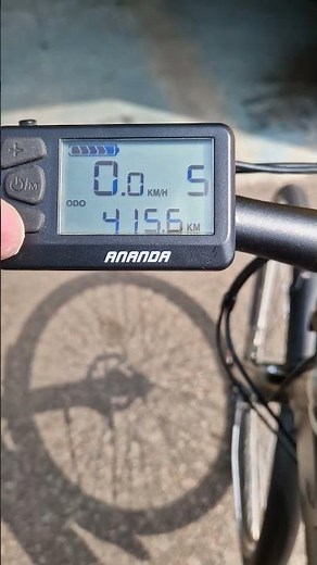 Display ANANDA Marvil Supra elcykel nollställa trip